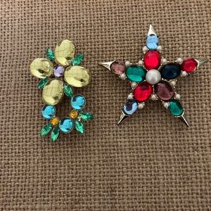 2 Vintage Brooches you get both